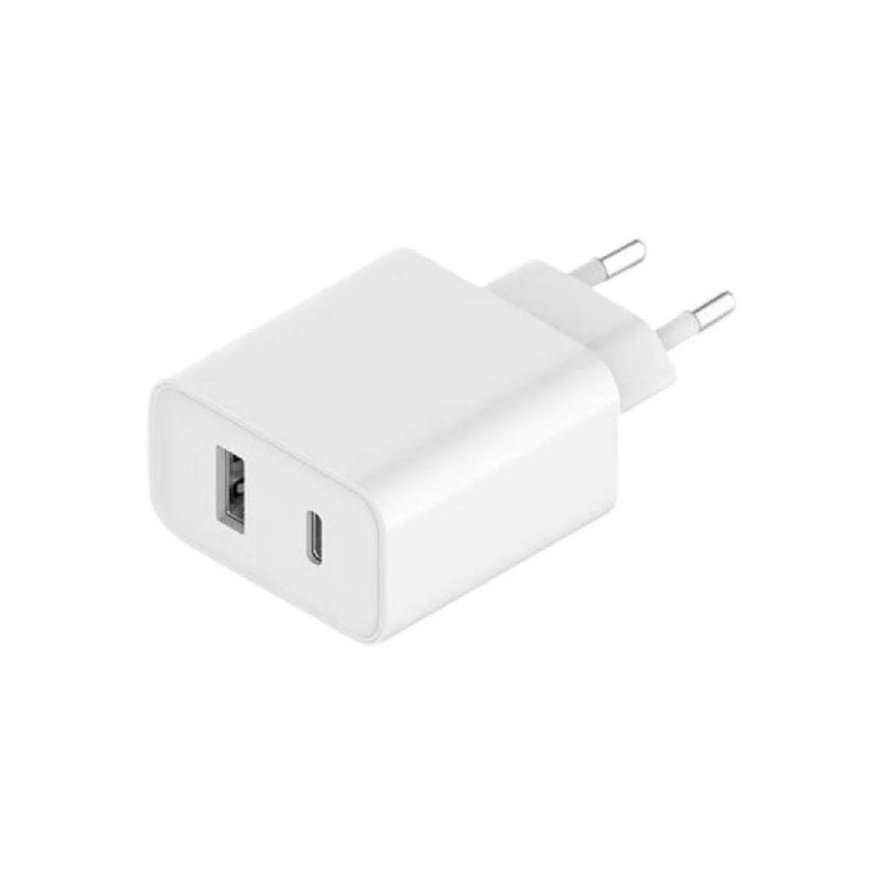 CARGADOR Mi 33W 1xUSB-A/1xUSB TYPE-C BLANCO XIAOMI