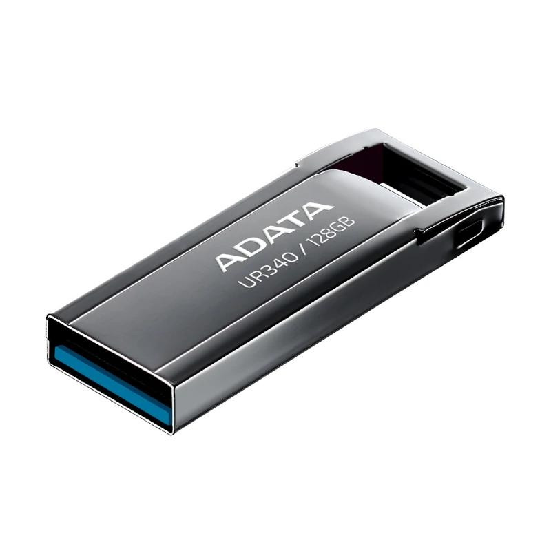 ADATA Lapiz USB UR340 128GB USB 3.2 Metal Black ADATA Lapiz USB UR340 128GB USB 3.2 Metal Black