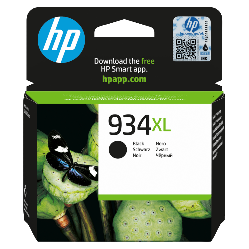 HP Cartucho de tinta original 934XL de alta capacidad negro