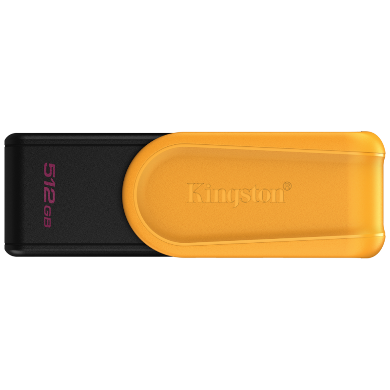 Kingston Technology DataTraveler 512GB Portable USB 3.2 Gen 1 Exodia S (Black/Yellow)