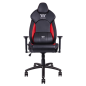 Thermaltake GGC-VCO-BRLWDS-01 silla para videojuegos Butaca para jugar Asiento acolchado Negro, Rojo
