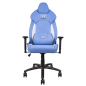 Thermaltake GGC-VCO-LWLWDS-01 silla para videojuegos Butaca para jugar Asiento acolchado Azul, Blanco