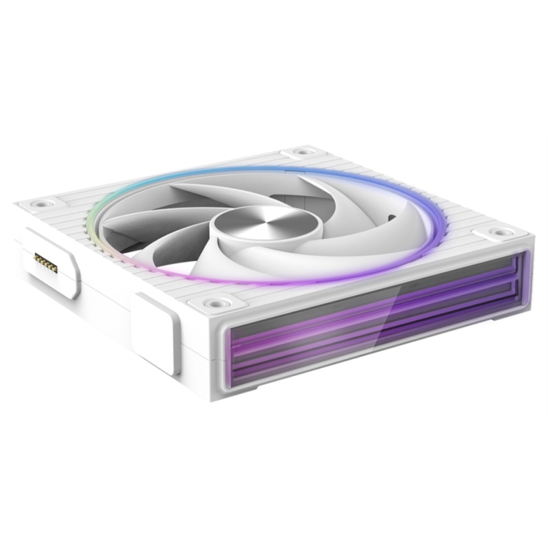 Zalman ZM-DF120 WHITE sistema de refrigeración para ordenador Placa base Ventilador 12,4 cm Blanco 1 pieza(s)