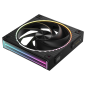 Zalman ZM-DF120 BLACK sistema de refrigeración para ordenador Placa base Ventilador 12,4 cm Negro 1 pieza(s)
