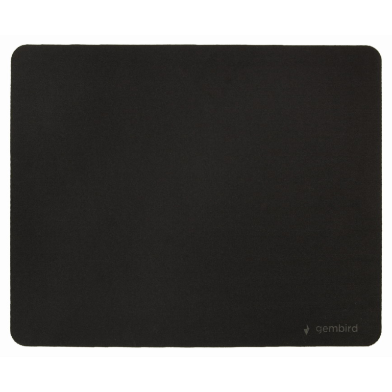 Gembird MP-S-BK-M alfombrilla para ratón Negro