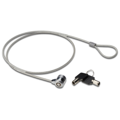 Ewent EW1242 cable antirrobo Negro, Acero inoxidable 1,5 m
