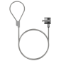AISENS Cable de Seguridad con Cerradura de Llave para Ordenador, Monitor, Portatil 1.5 m