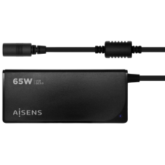 AISENS Cargador 65 W Automatico Universal Multitension Para Portatil C