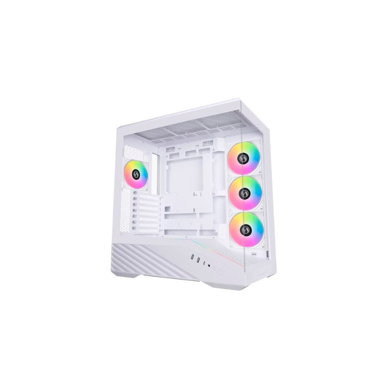 TORRE ATX LIAN LI V100 WHITE 4 VENT ARGB / MAX CPU COOL 180