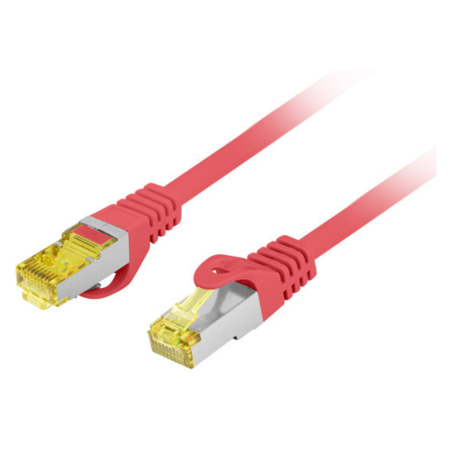 Lanberg PCF6A-10CU-0025-R cable de red Rojo 0,25 m Cat6a S/FTP (S-STP)
