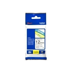 Cinta flexible brother tzefx231 12mm x 8m blanco - negro flexibles