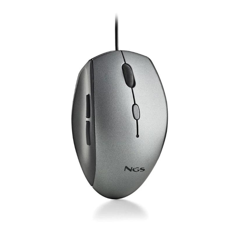 NGS WIRED ERGO SILENT MOUSE + USB TYPE C ADAP GRAY NGS WIRED ERGO SILENT MOUSE + USB TYPE C ADAP GRAY