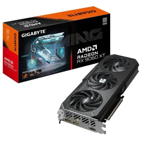Tarjeta grafica gigabyte radeon rx 9060 xt gaming oc 16gb gddr6 - 2x d