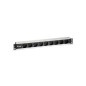 Regleta equip rack 19 pulgadas 1u 9 tomas schucko