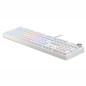 iggual Teclado gaming mecánico PEARL RGB blanco