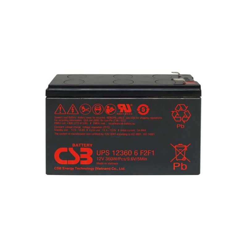 Bateria riello ups 12v 7ah slim
