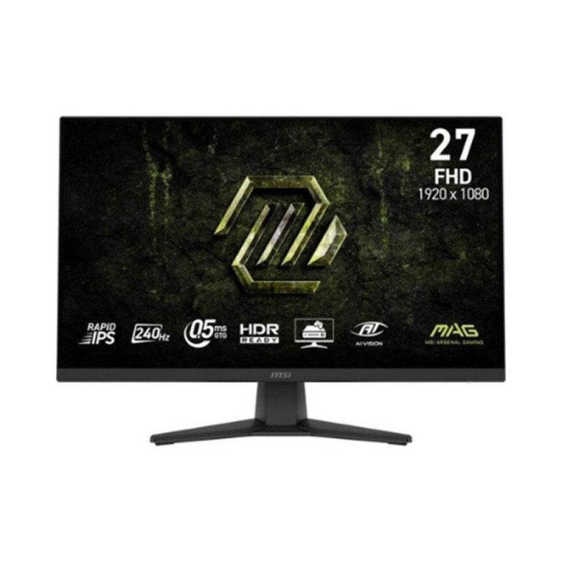 Monitor led 27 pulgadas msi mag 272f x24 ips - fhd - dp - hdmi - 240hz - 0.5ms - vesa 100x100
