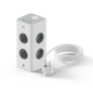 Regleta sobremesa ewent ew3864 8x schuko - 2x usb tipo a - 2x usb tipo b
