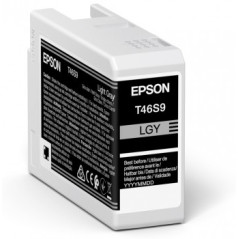 Cartucho tinta epson singlepack light gris t46s9 ultrachrome pro 10 in