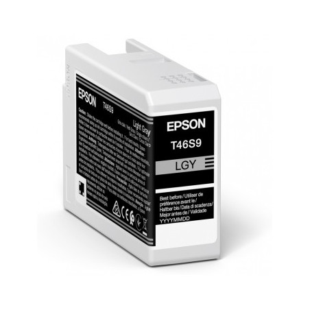 Cartucho tinta epson singlepack light gris t46s9 ultrachrome pro 10 in