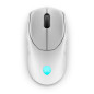 Raton inalambrico gaming dell alienware tri - mode aw720m luz lunar