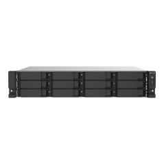 Servidor nas qnap ts - 1273au - rp - 8g 12 bahias 2u rack 8gb gigabit 