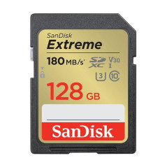 Tarjeta memoria secure digital sdxc 128gb sandisk extreme clase 10 uhs