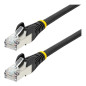 Cable de red startech latiguillo rj45 lszh s - ftp cat6a 0.5m negro