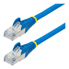 Cable de red startech latiguillo rj45 lszh s - ftp cat6a 0.5m azul