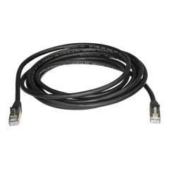 Cable de red startech latiguillo rj45 stp cat6a 3m negro