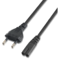 AISENS A132-0173 cable de transmisión Negro 1,5 m CEE7/7 C7 acoplador