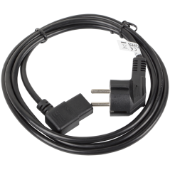 Lanberg CA-C13C-12CC-0030-BK cable de transmisión Negro 3 m CEE7/7 IEC