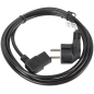 Lanberg CA-C13C-12CC-0030-BK cable de transmisión Negro 3 m CEE7/7 IEC 320