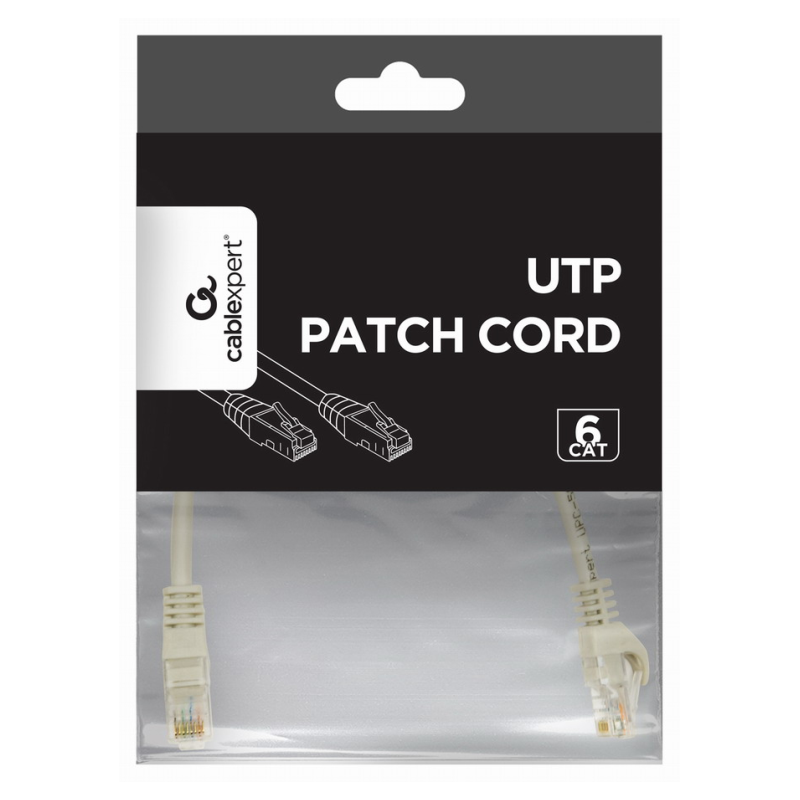 Gembird CAT6A Patchkabel Ungeschirmt 0.25m - PP6U-CU-0.25m cable de red