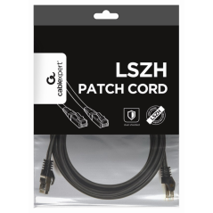 Gembird PP6A-LSZHCU-BK-3M cable de red Negro Cat6a S/FTP (S-STP)