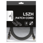 Gembird PP6A-LSZHCU-BK-3M cable de red Negro Cat6a S/FTP (S-STP)
