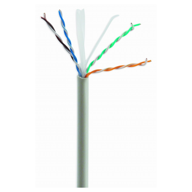 Gembird CAT6 UTP 100m cable de red Gris U/UTP (UTP)