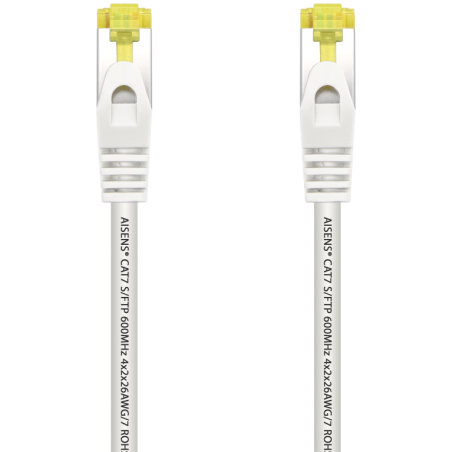 AISENS Cable De Red Latiguillo RJ45 LSZH Cat.7 600 MHz S/FTP PIMF AWG2
