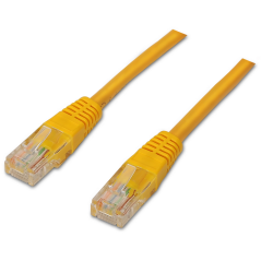 AISENS A135-0254 cable de red Amarillo 1 m Cat6 U/UTP (UTP)