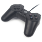 Gembird JPD-UB2-01 mando y volante Negro USB 2.0 Gamepad PC