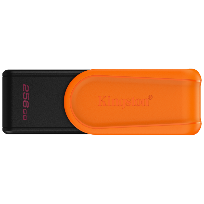 Kingston Technology DataTraveler 256GB Portable USB 3.2 Gen 1 Exodia S (Black/Orange)