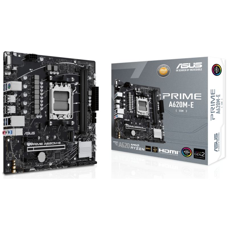 ASUS PRIME A620M-E-CSM AMD A620 Zócalo AM5 micro ATX