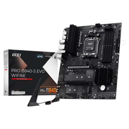 MSI Pro B840-S EVO WIFI6E AMD B840 Zócalo AM5 ATX