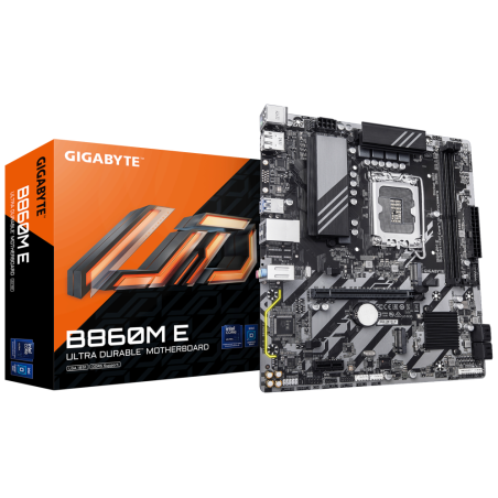 GIGABYTE B860M E Placa Base - Procesadores Intel Core Ultra Series, VR