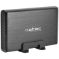 NATEC NKZ-0448 caja para disco duro externo Caja de disco duro (HDD) Negro 3.5