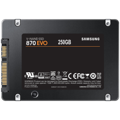 Samsung 870 EVO 250 GB 2.5 Serial ATA III V-NAND MLC