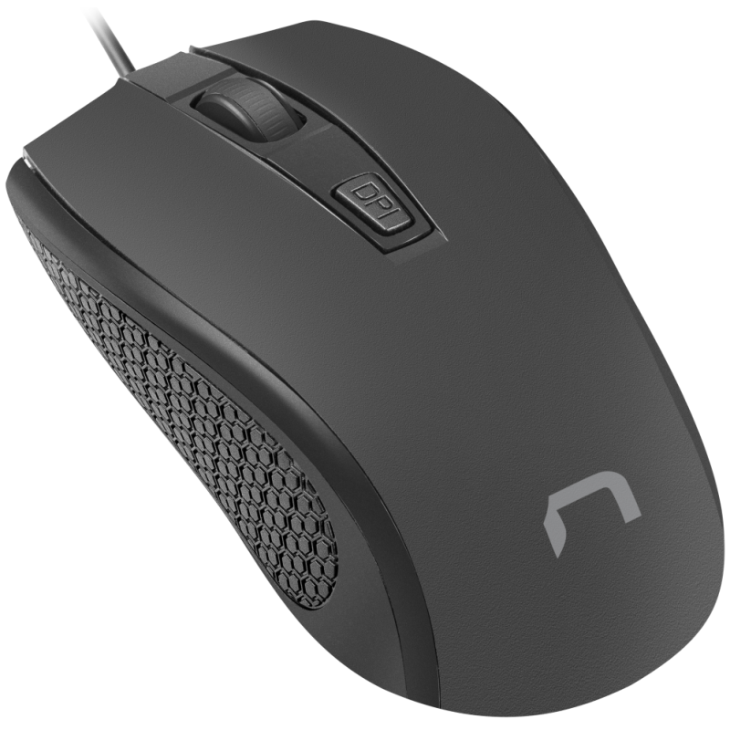 NATEC Hoopoe 2 ratón Oficina Ambidextro USB tipo A Óptico 1600 DPI