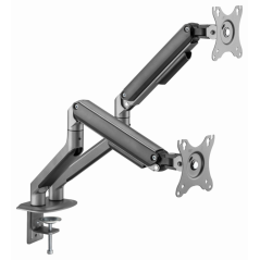 Gembird MA-DA2-05 soporte para monitor 81,3 cm (32) Escritorio Gris