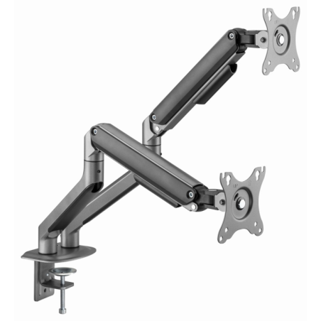 Gembird MA-DA2-05 soporte para monitor 81,3 cm (32) Escritorio Gris