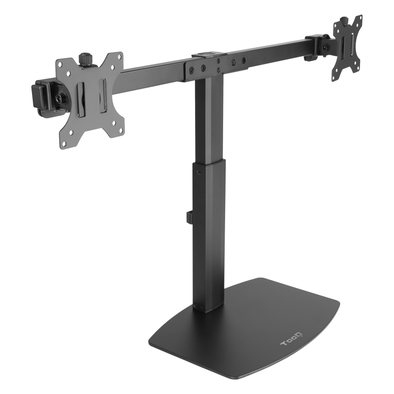 TooQ Soporte de mesa para 2 pantallas (monitor / plasma / LCD / LED) 17-27